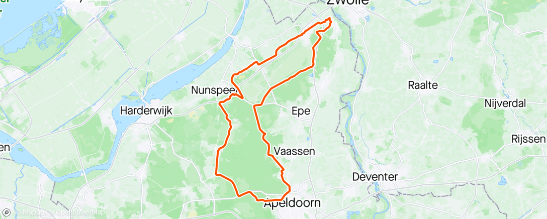 Map of the activity, Uddel-Niersen CCW