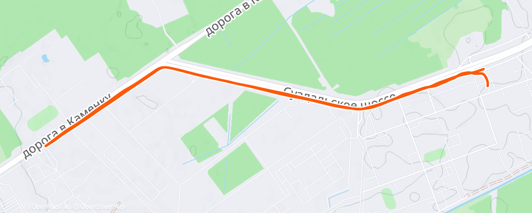 Карта физической активности (Lunch Run)