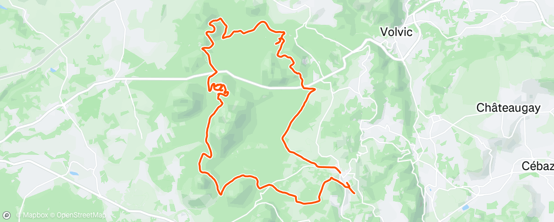 アクティビティ「Vélo dans l'après-midi」の地図