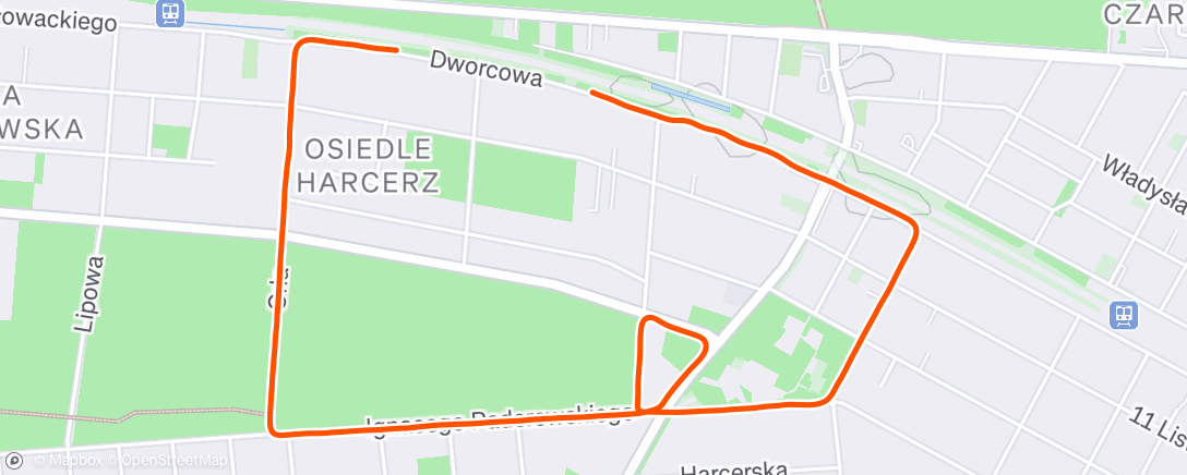 Map of the activity, Wokół komina #relax