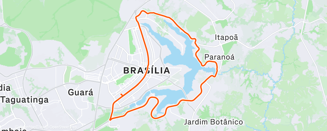 Map of the activity, Morning Ride