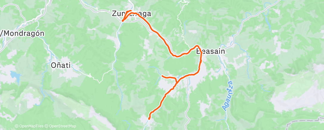Mapa de la actividad (Actividad vespertina)