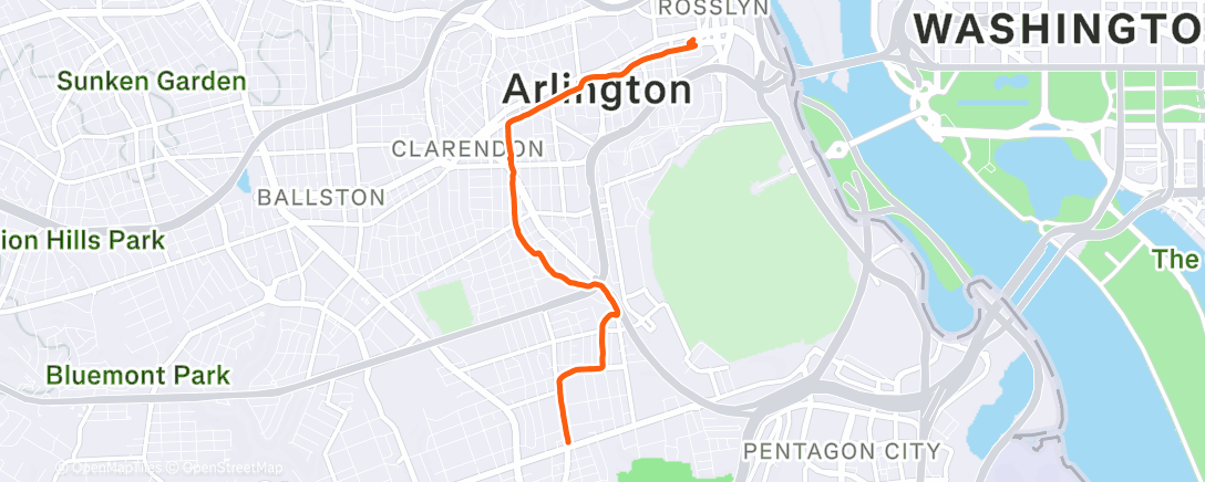 Map of the activity, Morning Ride