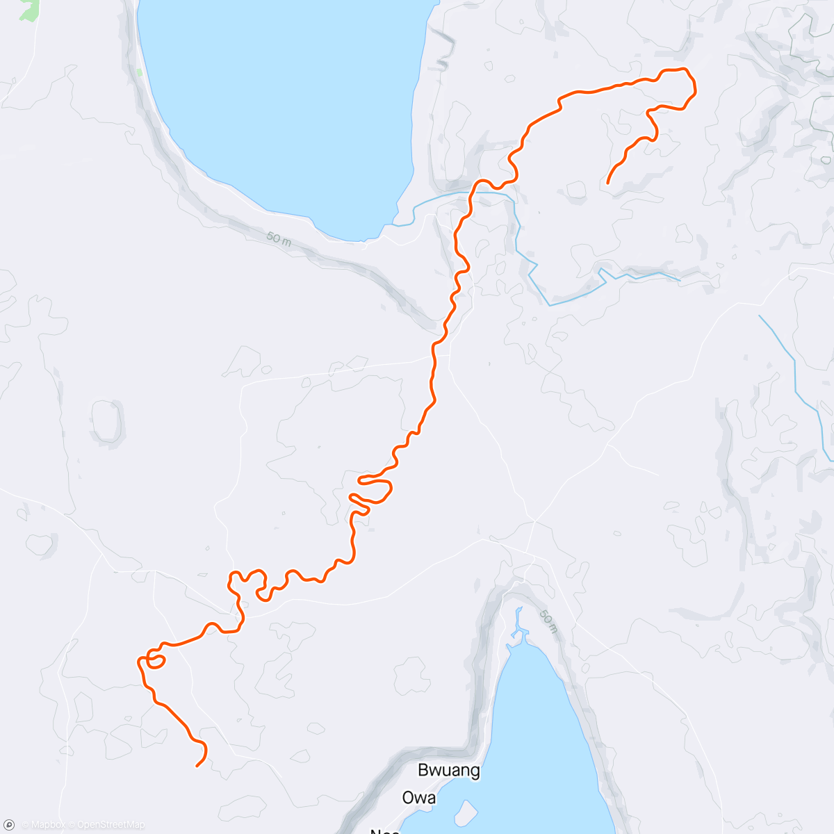 Map of the activity, Zwift - Pacer Group Ride: Country to Coastal in Makuri Islands with Maria