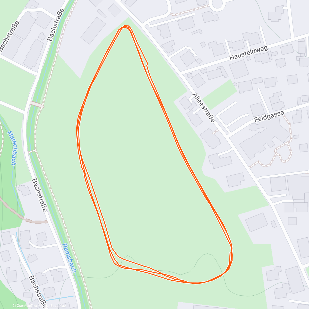 Map of the activity, LL mit den Kids