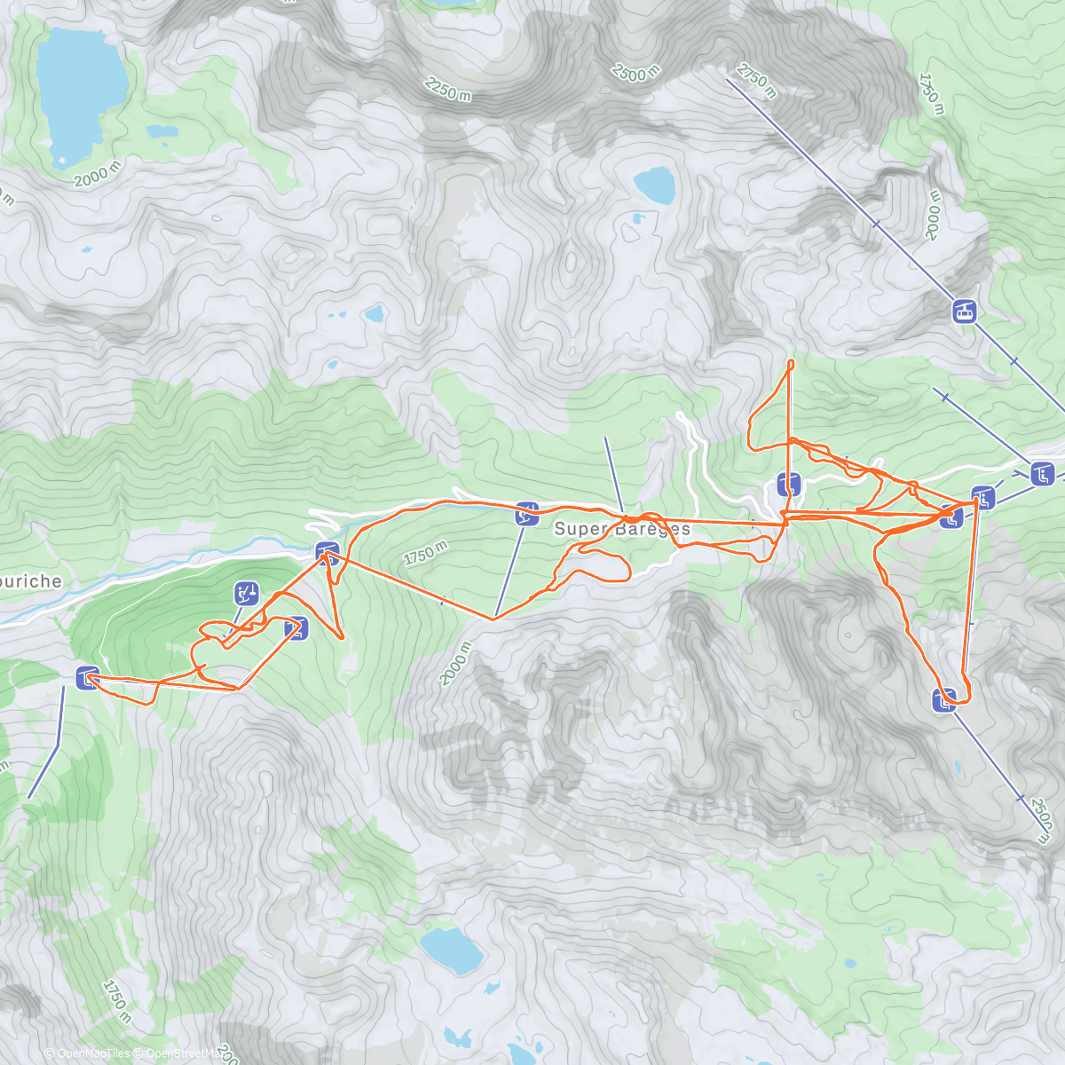 Map of the activity, Family Ski 👌👊