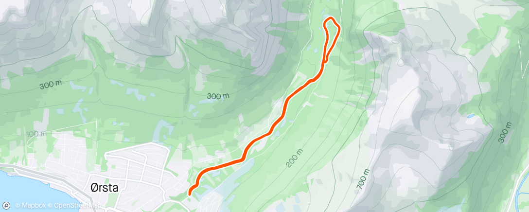 Map of the activity, Daleteigane tempo