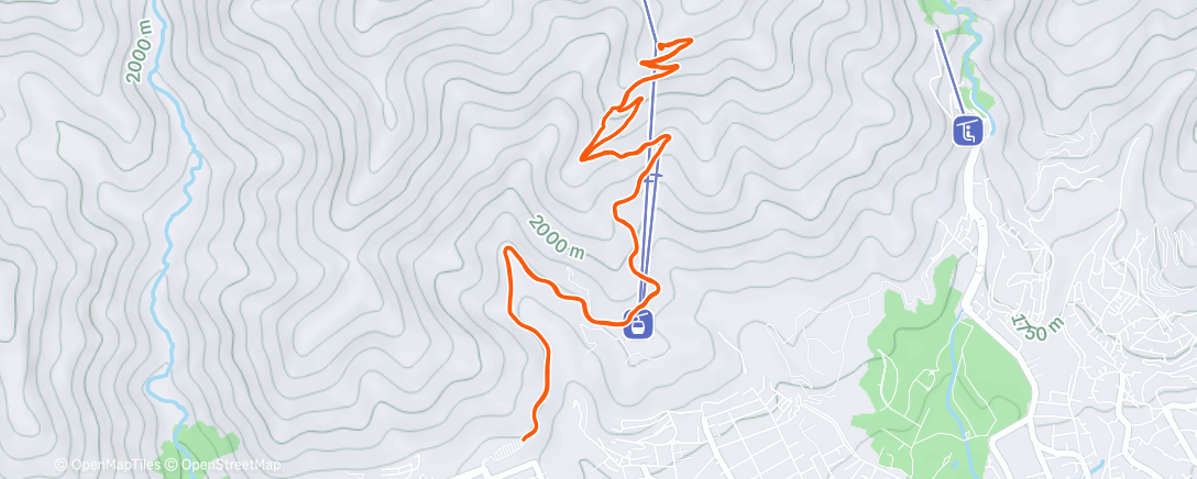 Map of the activity, Morning Trail Run