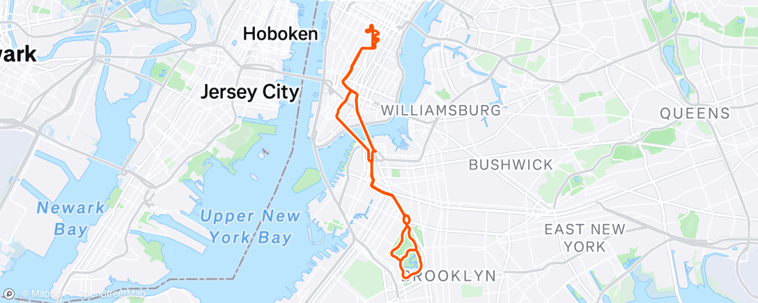 Map of the activity, Zwift - No Sleep Till Brooklyn in New York