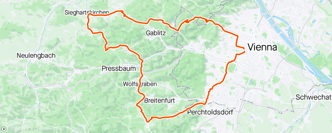 Map of the activity, Wiener Schnitzel