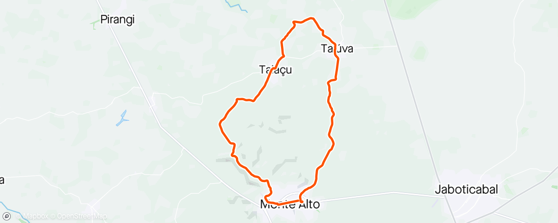 Map of the activity, Tabarana Taiaçu Taiúva e U