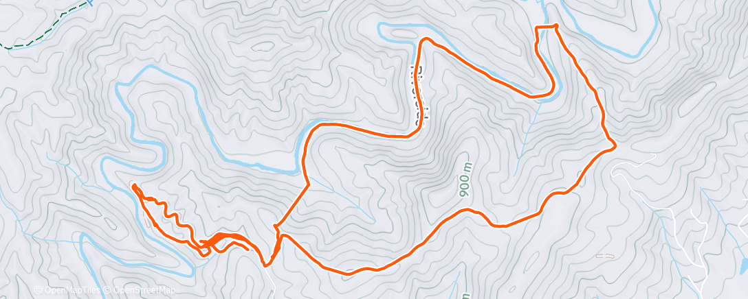 Map of the activity, Lunch Ride