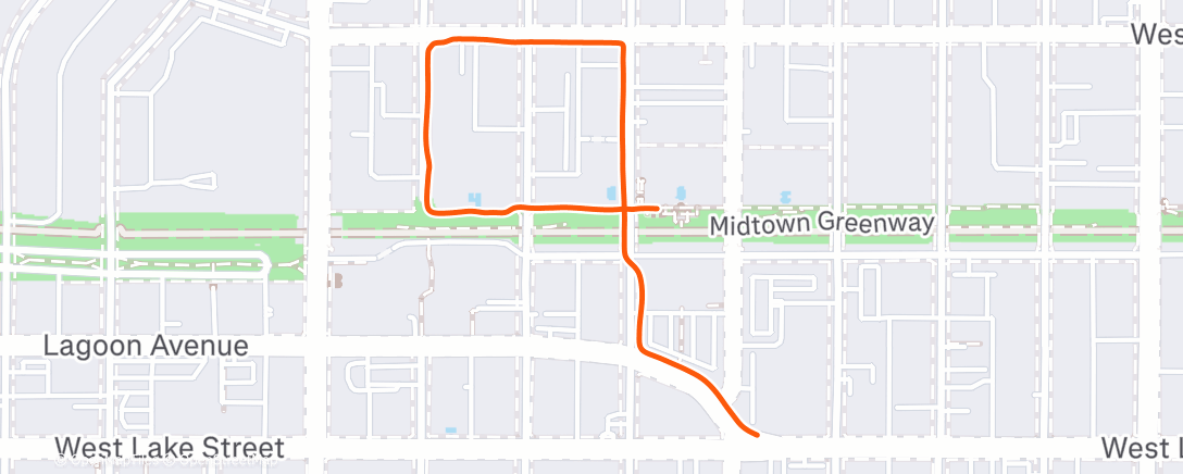 Mapa de la actividad (Night Walk)