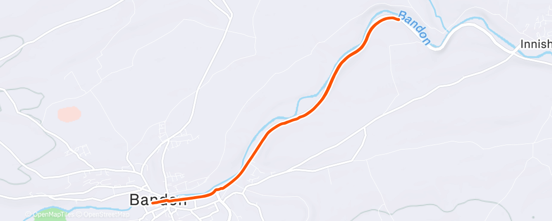 Карта физической активности (Evening Run)