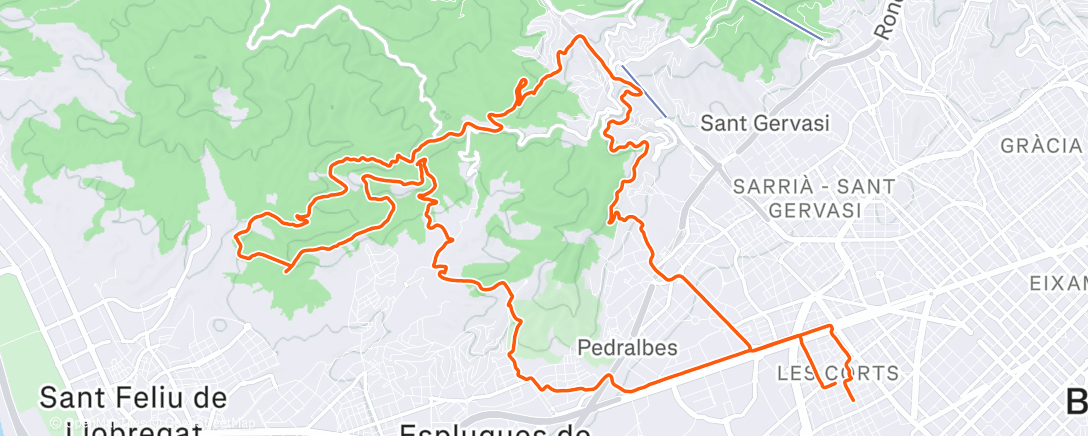 Map of the activity, Patio di casa con Alex e Dani