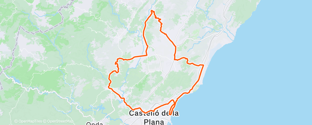 Map of the activity, Anfangs kalt, dann bissl wärmer als kalt