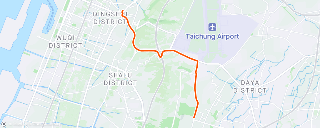 Map of the activity, 晨間騎車