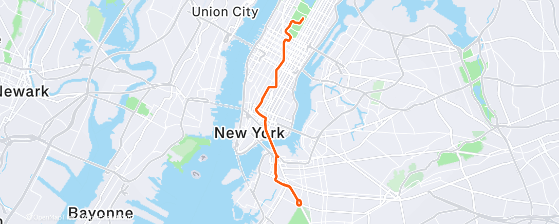 Map of the activity, Zwift - Group Ride: Zwift VIP Ride  on Watts the Limit in New York