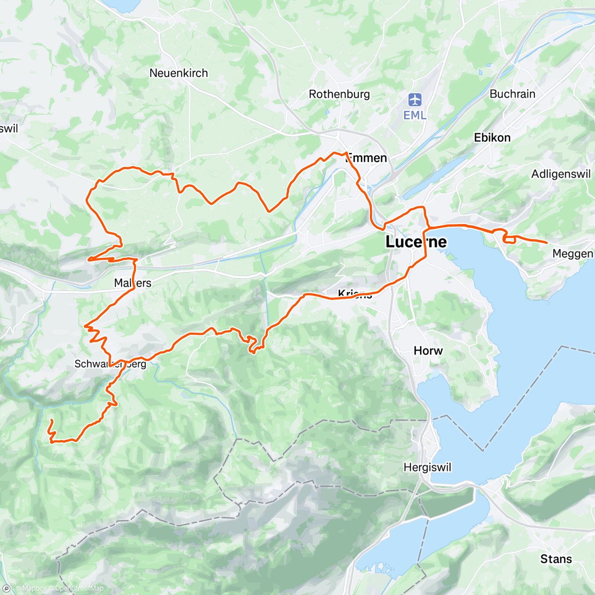 Map of the activity, Namiddagrit