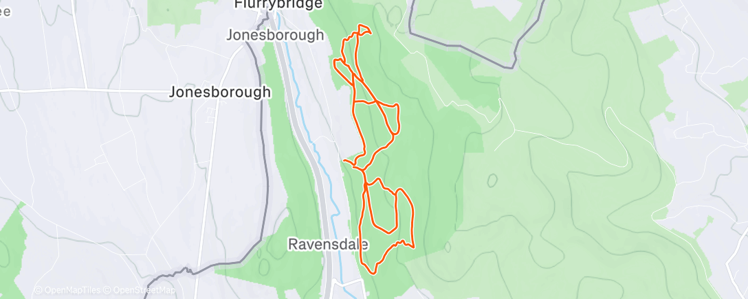 Map of the activity, Co. Louth