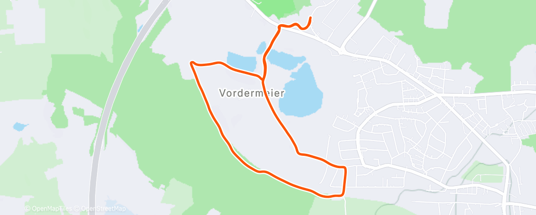 Карта физической активности (Afternoon Run)