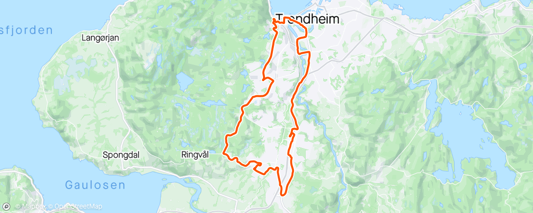 Map of the activity, Ettermiddags-tur 😎