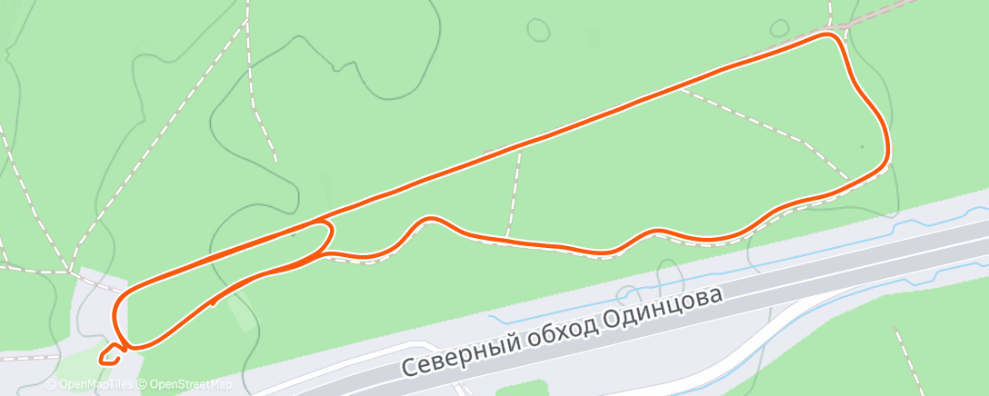 Карта физической активности (Morning Nordic Ski)