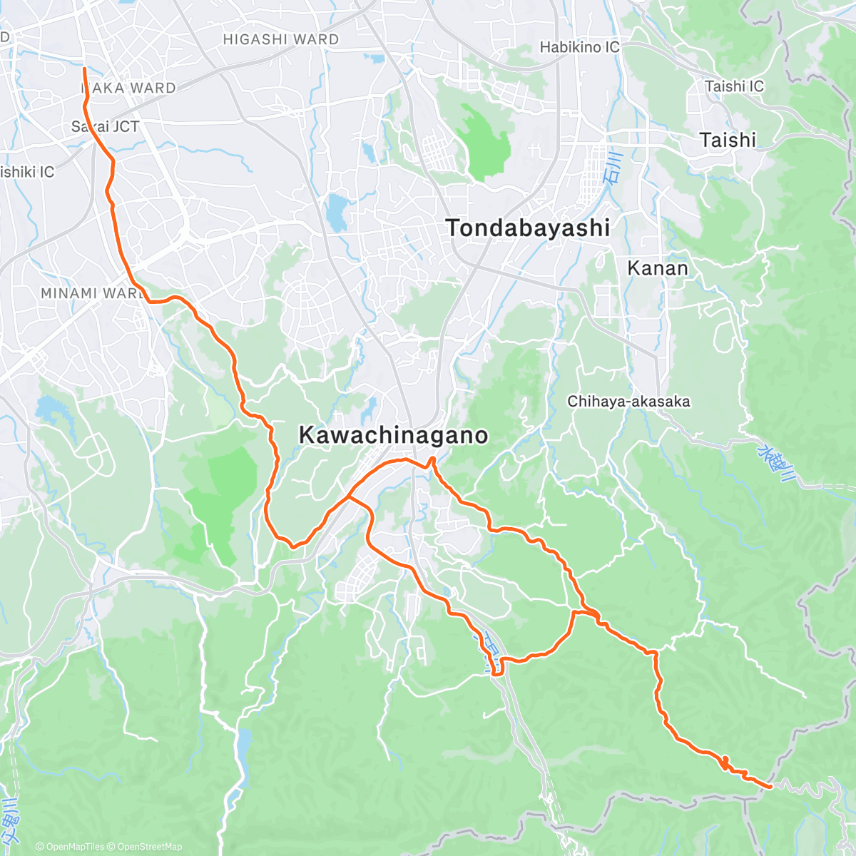 Map of the activity, 金剛山