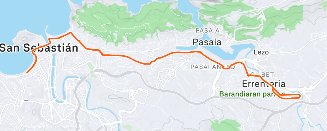 Map of the activity, 🥵🏃💨