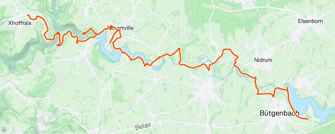 Map of the activity, Pad der herdenking - dag 2