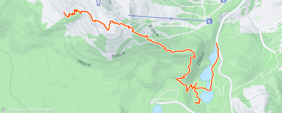 Map of the activity, snack crackle pop