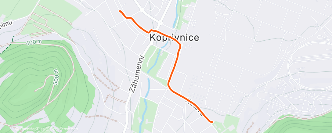 Карта физической активности (Evening Walk)