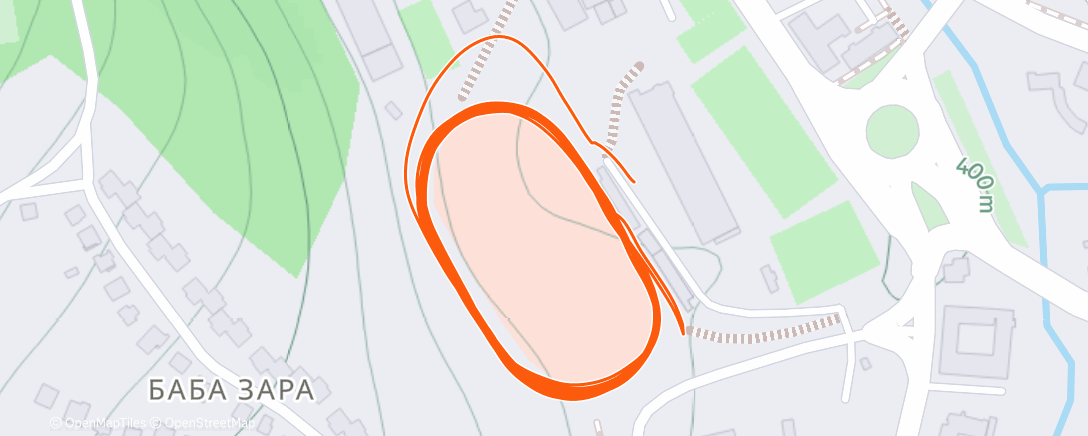 Карта физической активности (Evening Run)