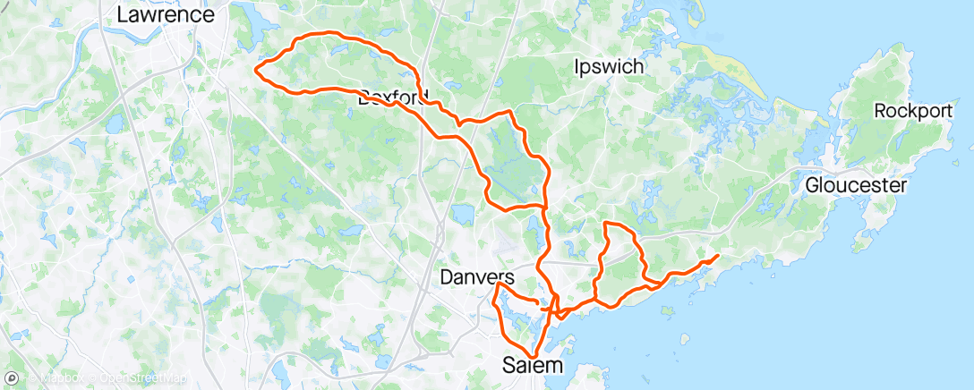 Map of the activity, Wednesday Night Group Ride 👊🏼✊🏼✊🏼✊🏼