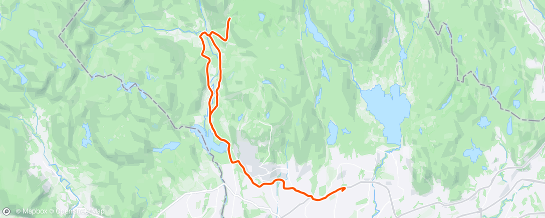 Map of the activity, Sørkedalen med Drivenes