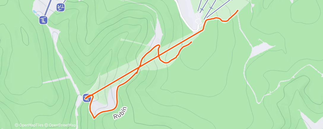 Карта физической активности (Morning Alpine Ski)