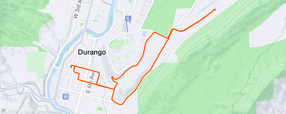 Map of the activity, Morning Ride