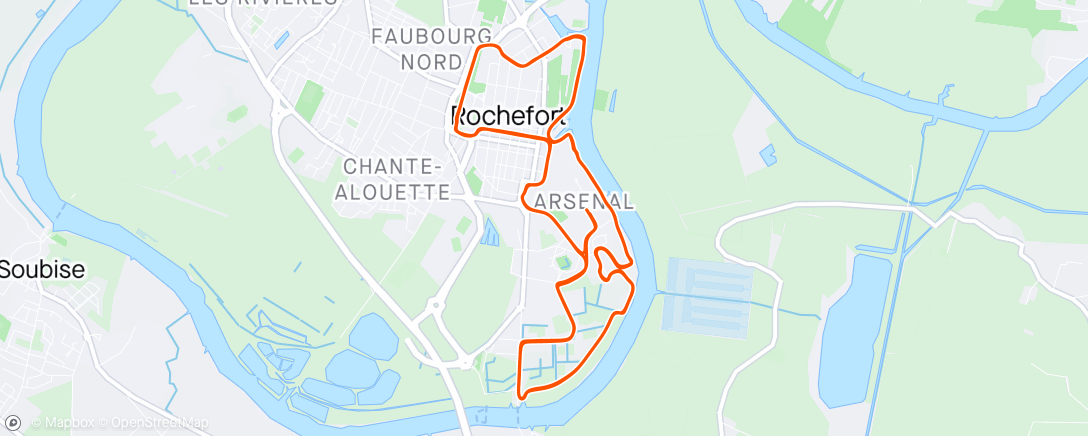 Map of the activity, Semi de rochefort
