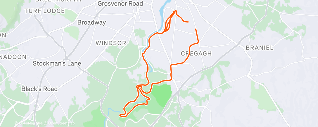 Карта физической активности (towpath/trails)