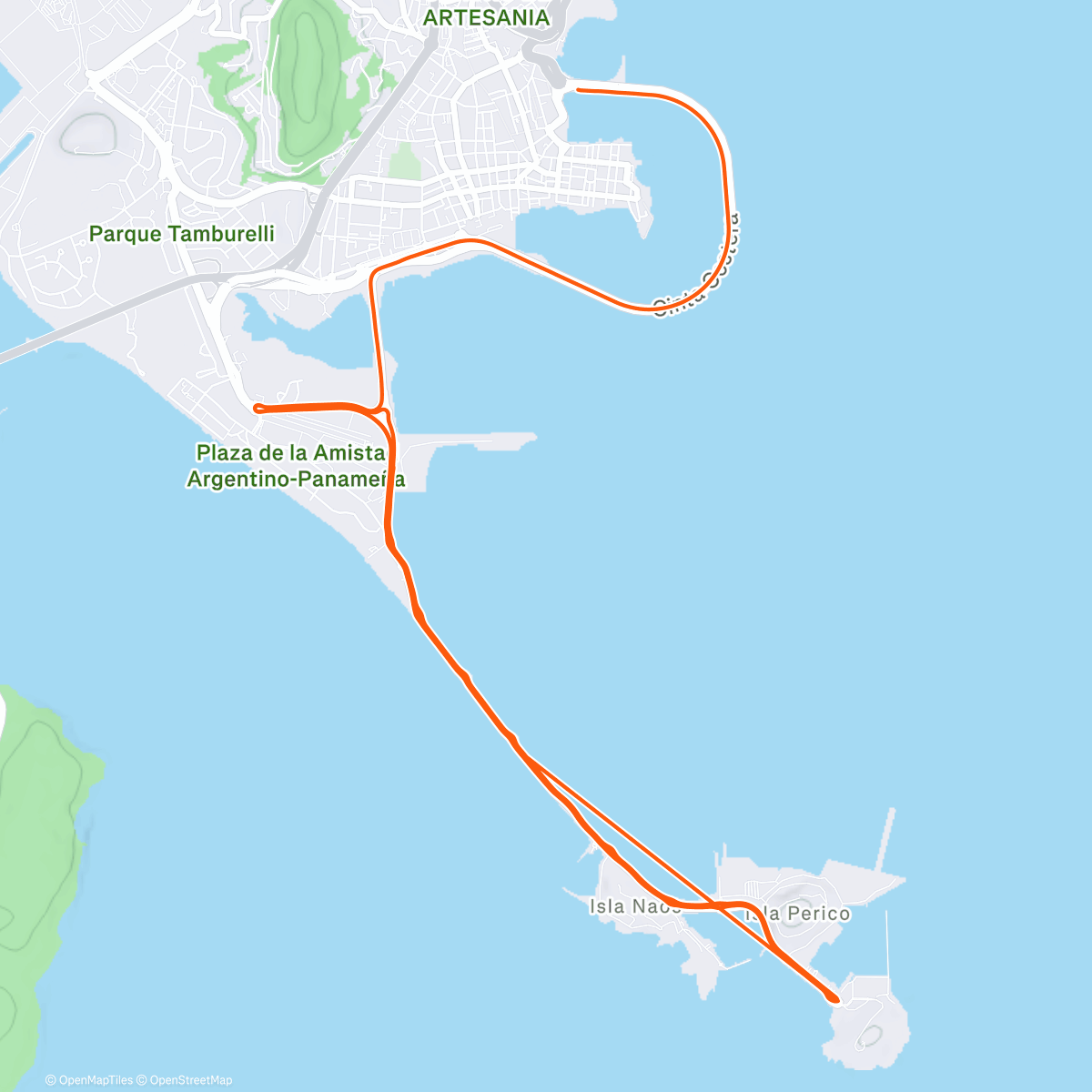 Map of the activity, Утренний велозаезд