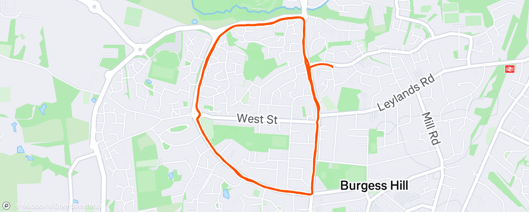 Map of the activity, Easy -> marathon pace