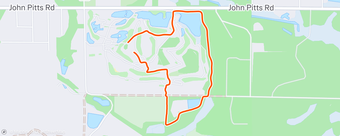 Map of the activity, Morning Walk