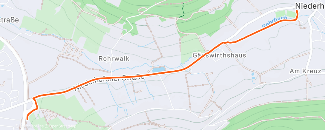 Map of the activity, Wanderung am Nachmittag