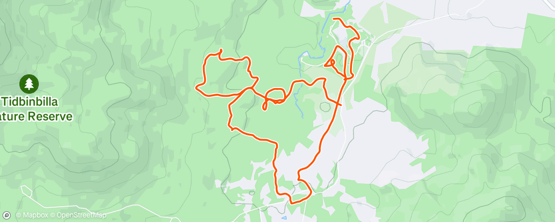 Map of the activity, Morning Run