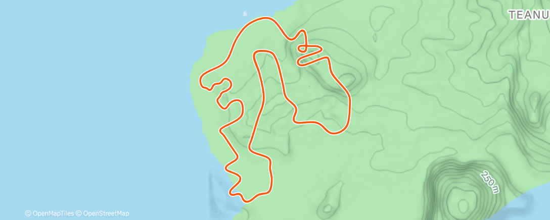Map of the activity, Zwift - To The Max on Hilly Route in Watopia