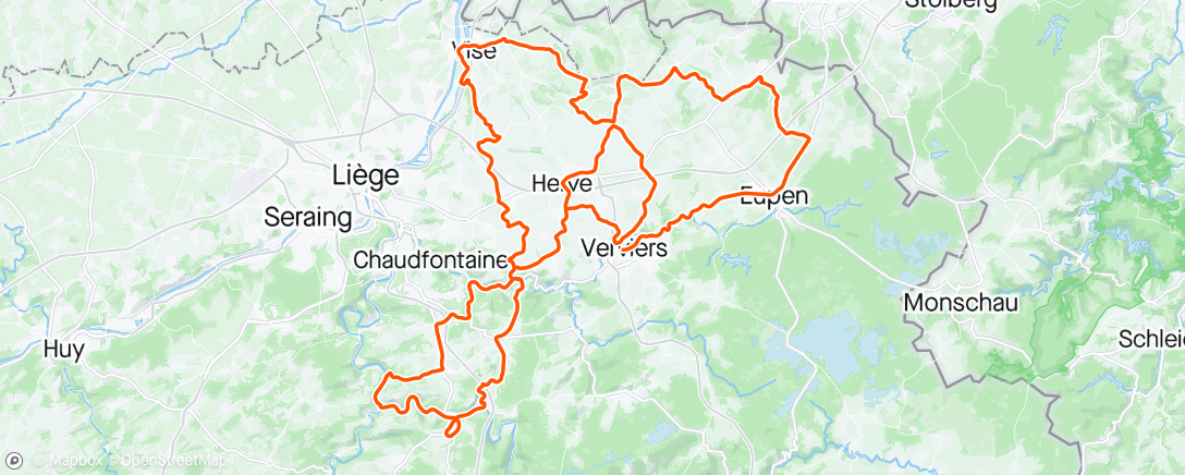 Map of the activity, Tour de Wallonie 🇧🇪 #4