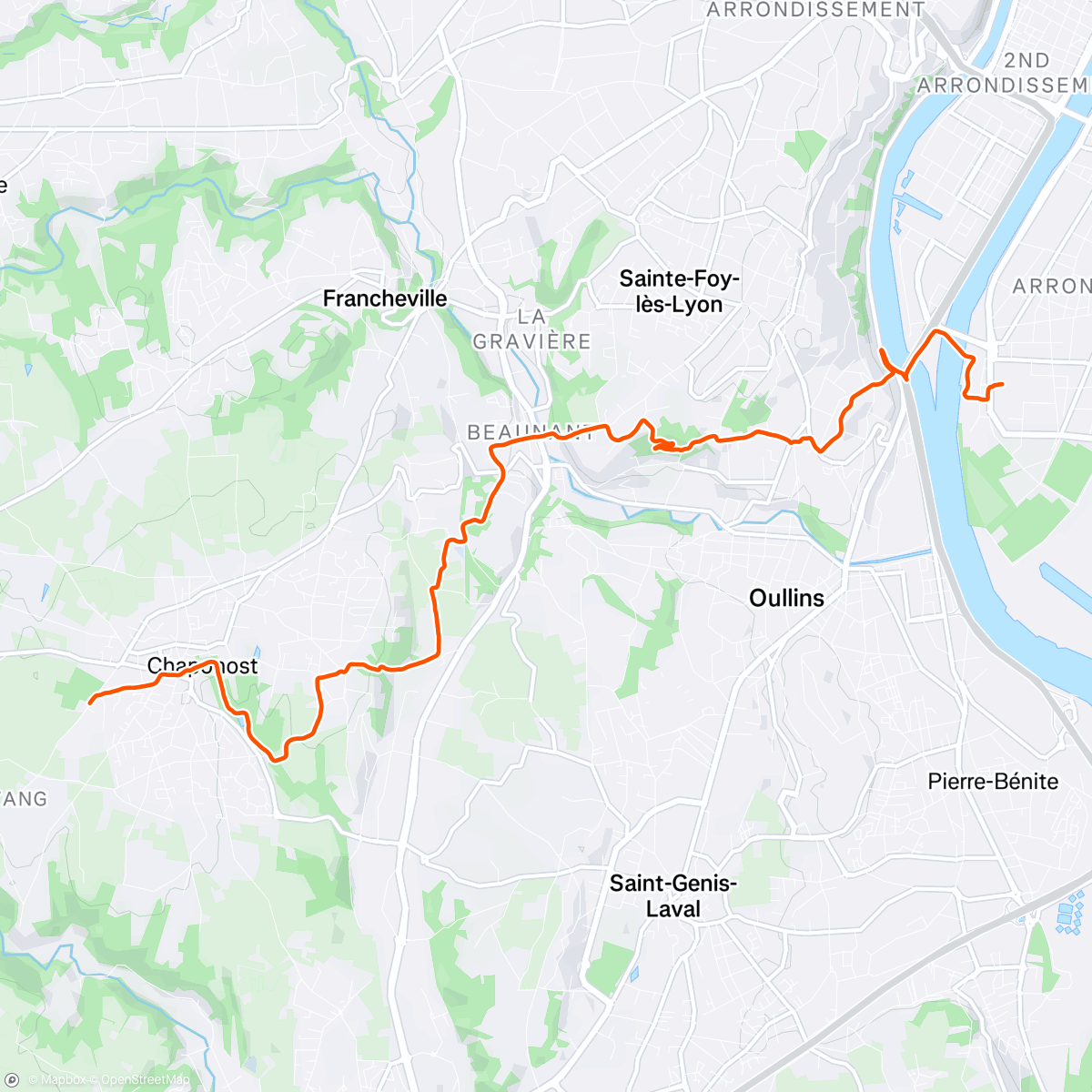 Map of the activity, Saintétic avec Cécile et Ben