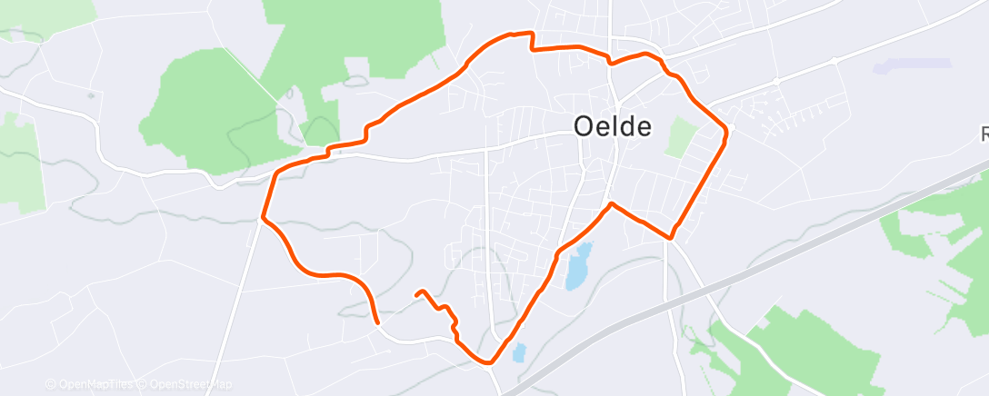 Peta aktivitas, Lunch run