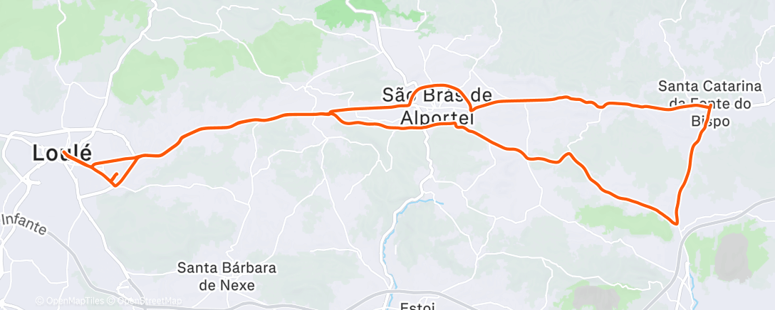 Map of the activity, Morning Ride