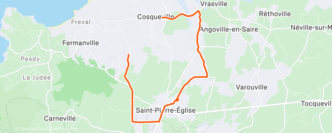Map of the activity, Avec le fiston 🚴‍♂️🏃